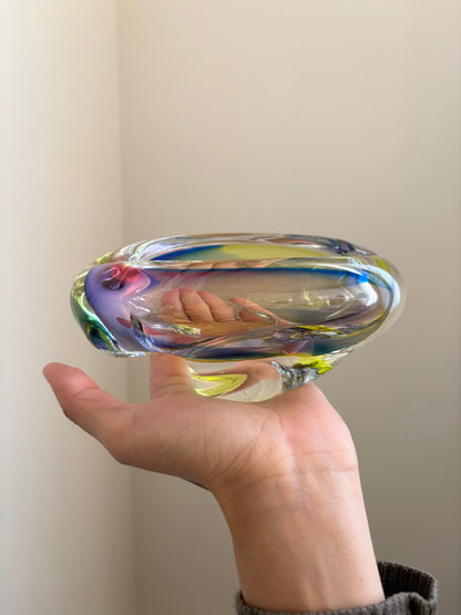 Czechoslovakia bohemia glass Mid century mid-century 60s 70s 1960s 1970s era Czech Praha Prague ash tray bowl sklo vintage antique shop store vintage clothing プラハ 古着 ヴィンテージショップ アンティークストア TOTO