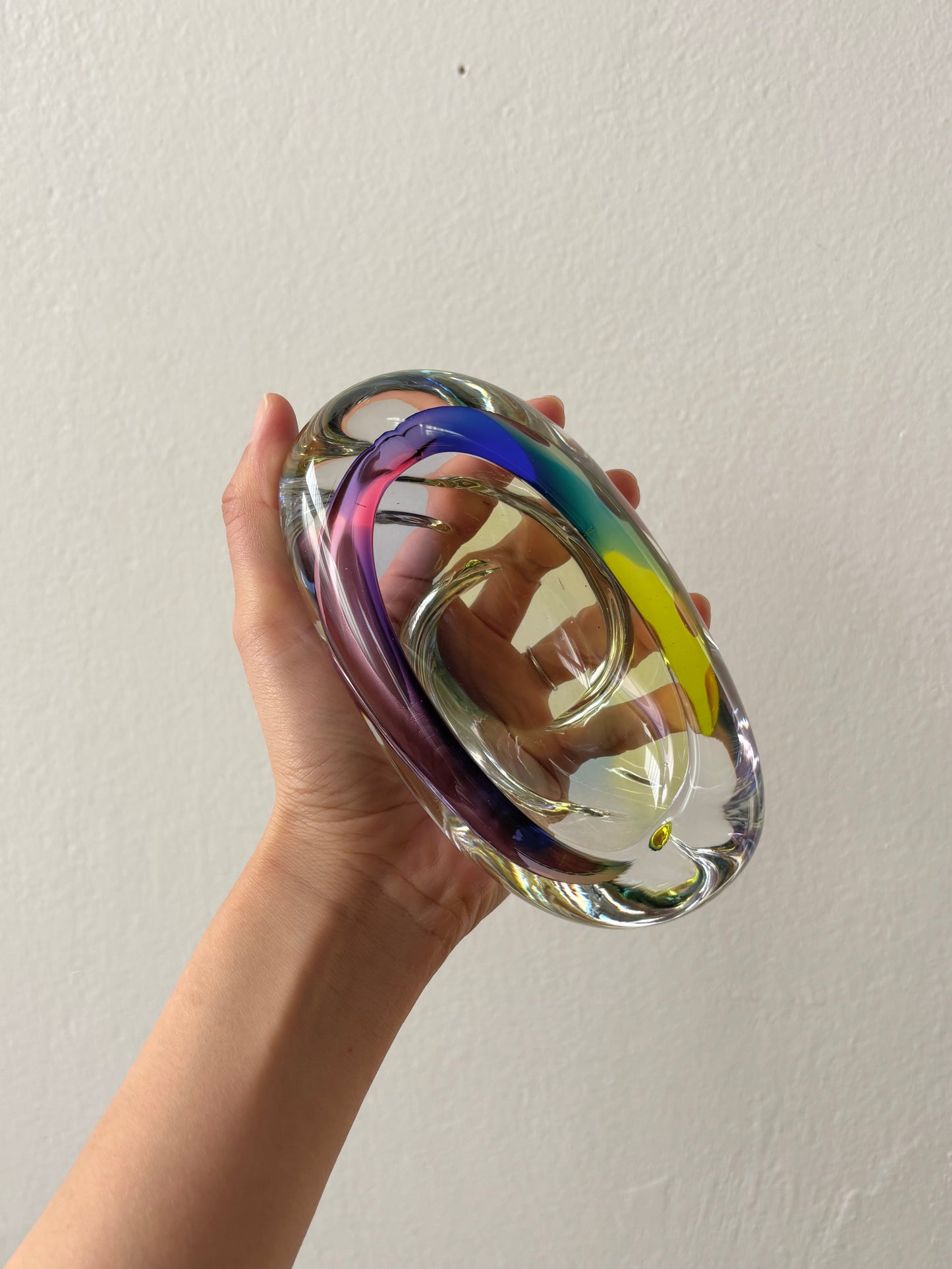 Czechoslovakia bohemia glass Mid century mid-century 60s 70s 1960s 1970s era Czech Praha Prague ash tray bowl sklo vintage antique shop store vintage clothing プラハ 古着 ヴィンテージショップ アンティークストア TOTO