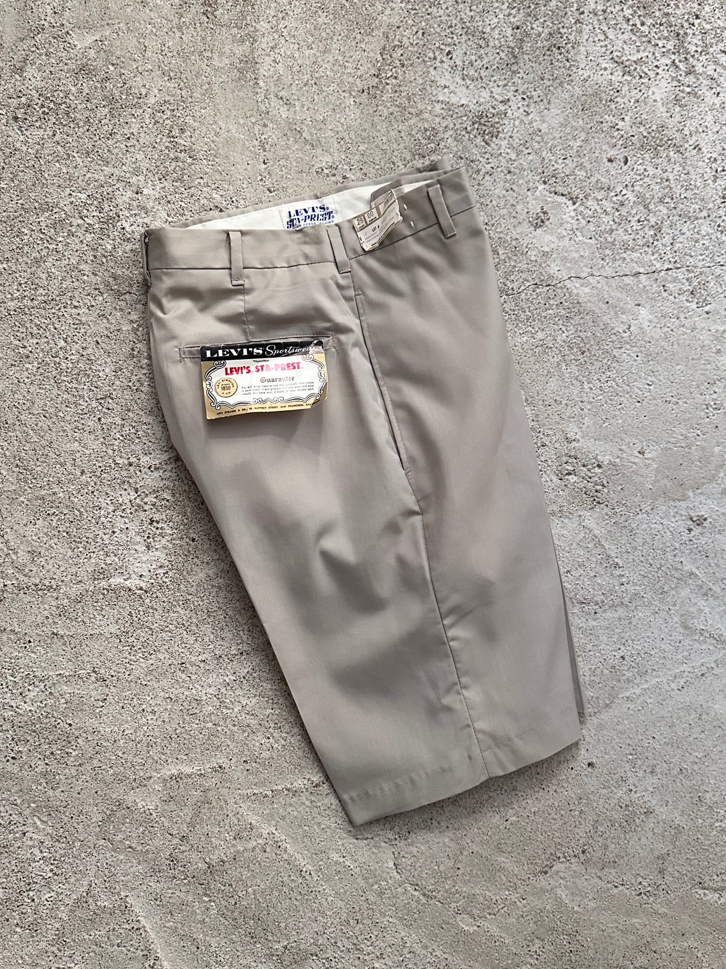 1969' Levi's STA-PREST deadstock shorts