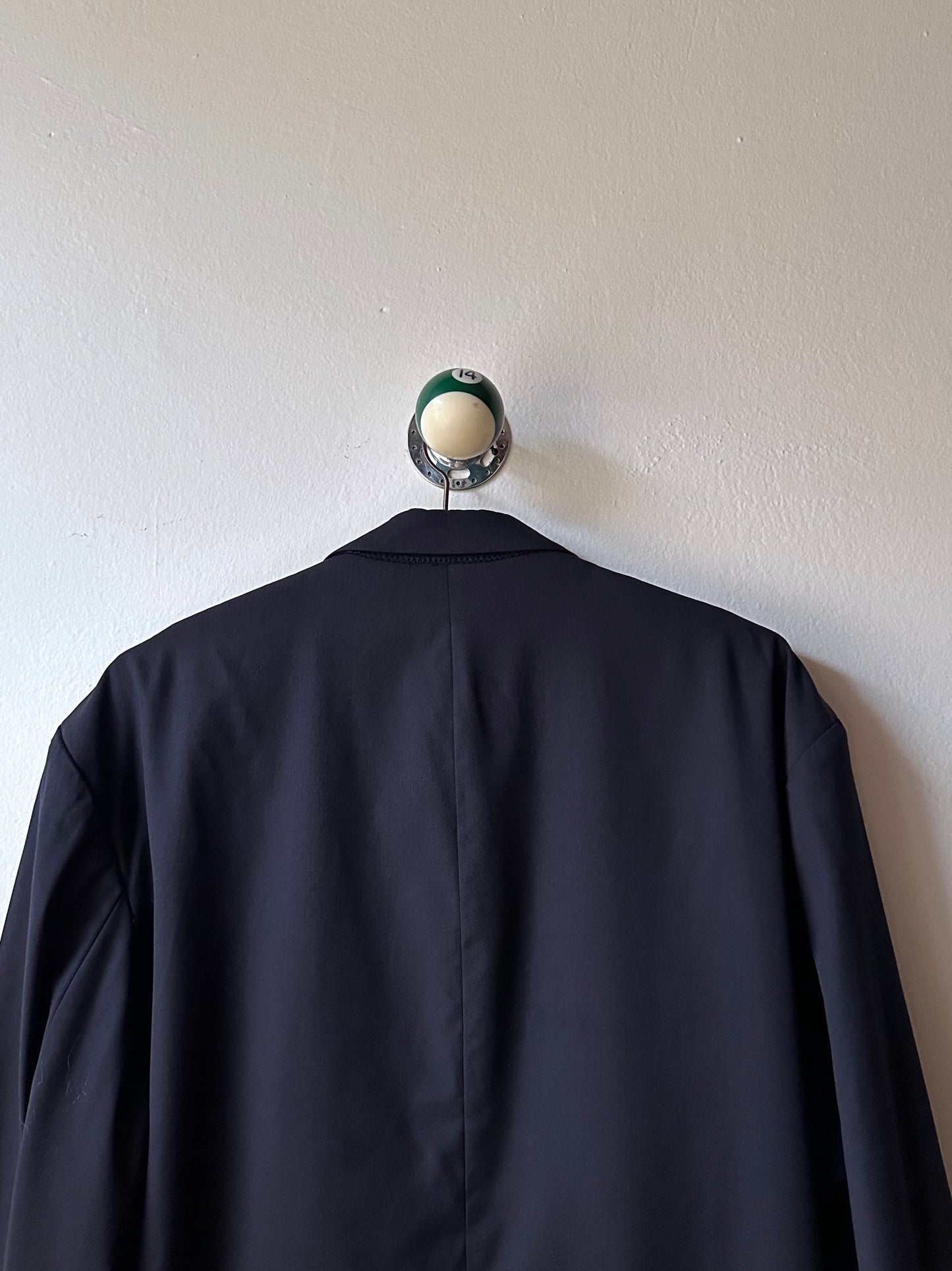 1990's HUGO BOSS navy double breasted blazer 90's Vintage Toto Praha Antique shop Vintage clothing store 古着屋 ユーロ古着 ヨーロッパ古着