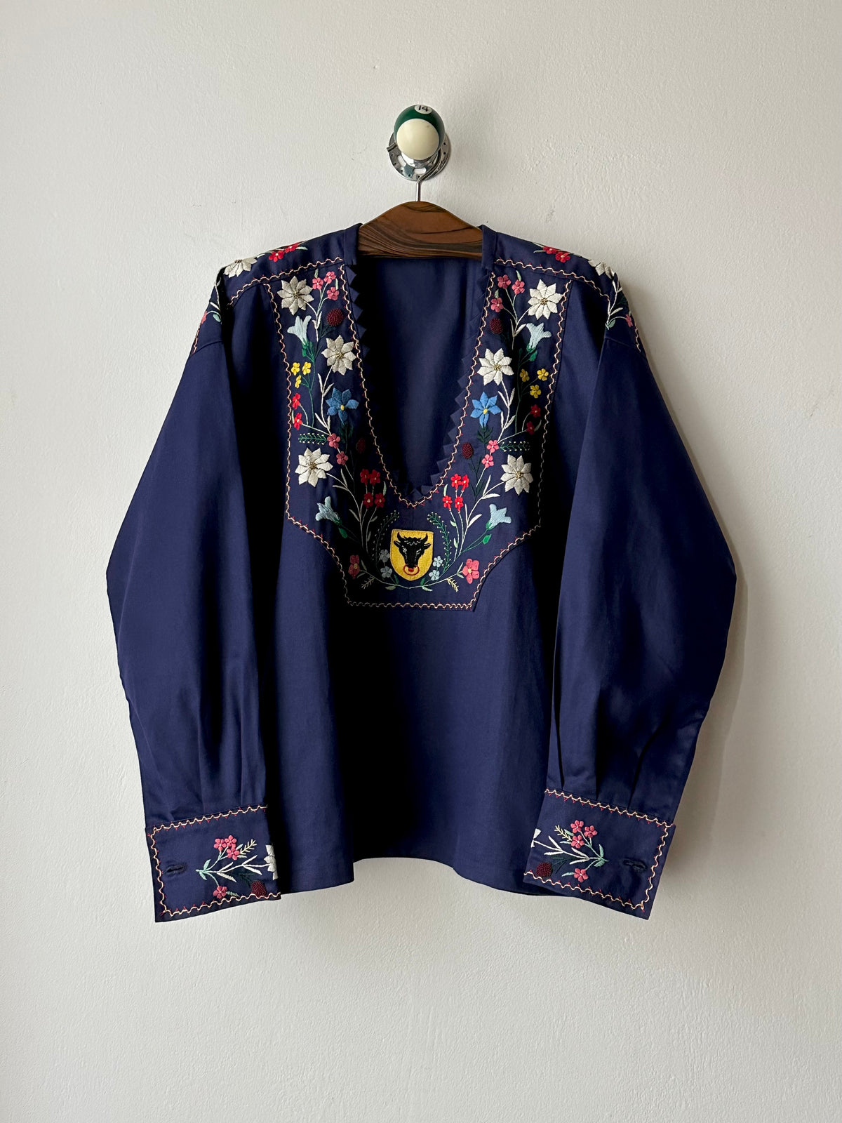 vintage embroidery smock