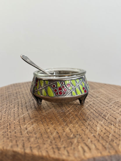 Soviet cavier holder - enamel