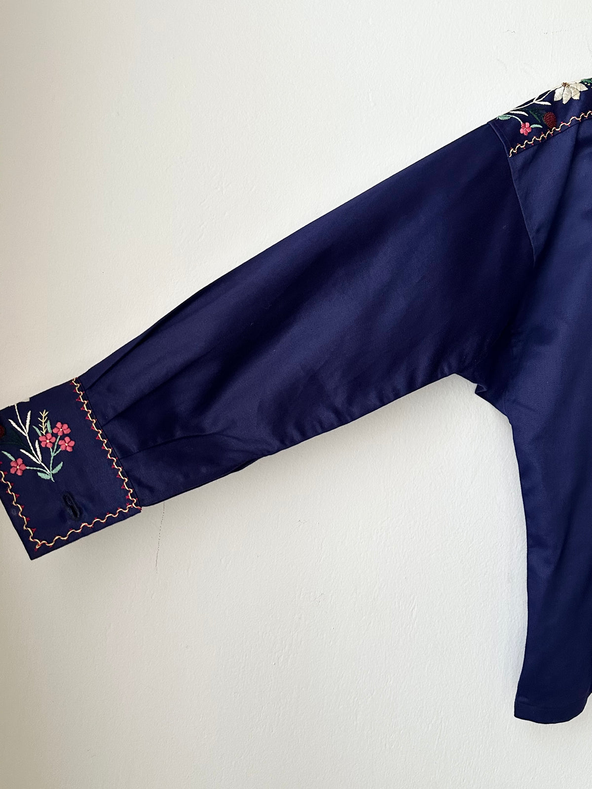 vintage embroidery smock