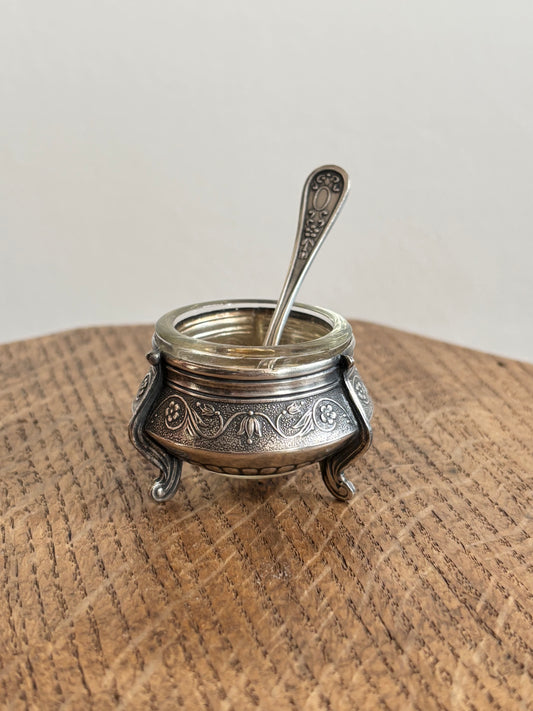 Soviet cavier holder - silver