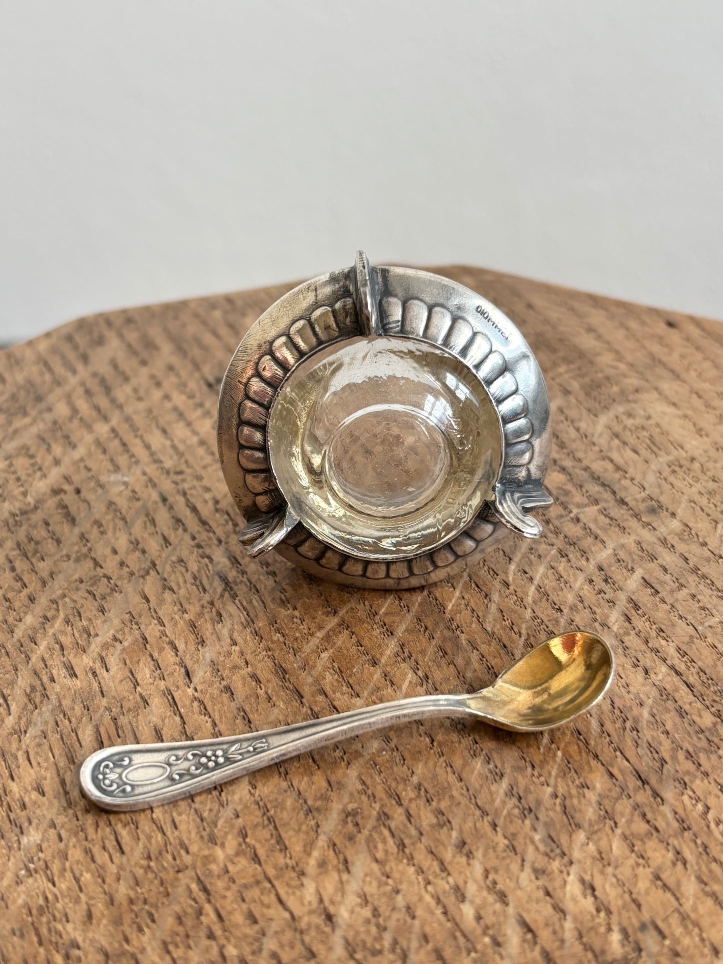 Soviet cavier holder - silver