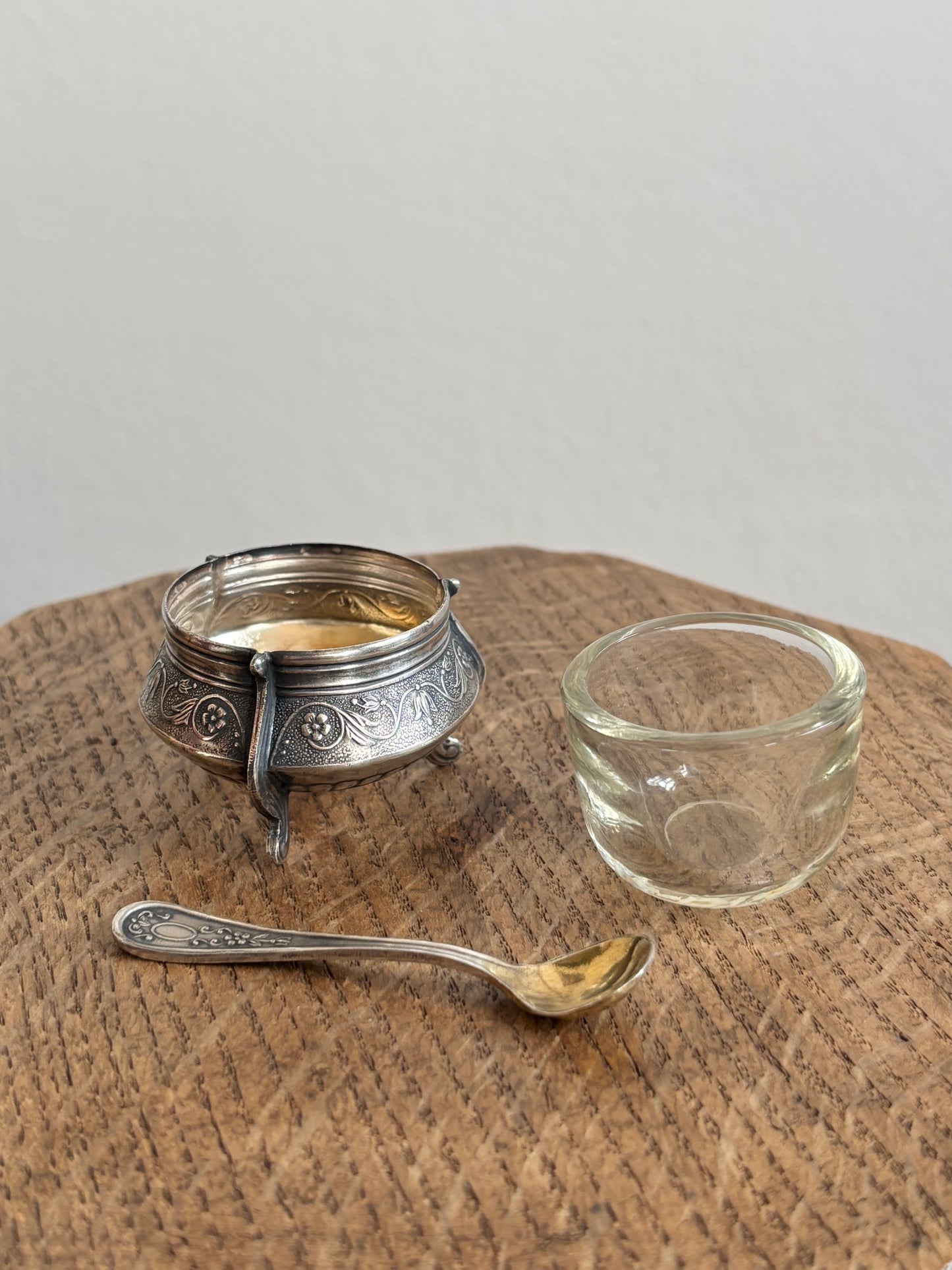 Soviet cavier holder - silver