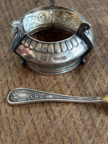 Soviet cavier holder - silver