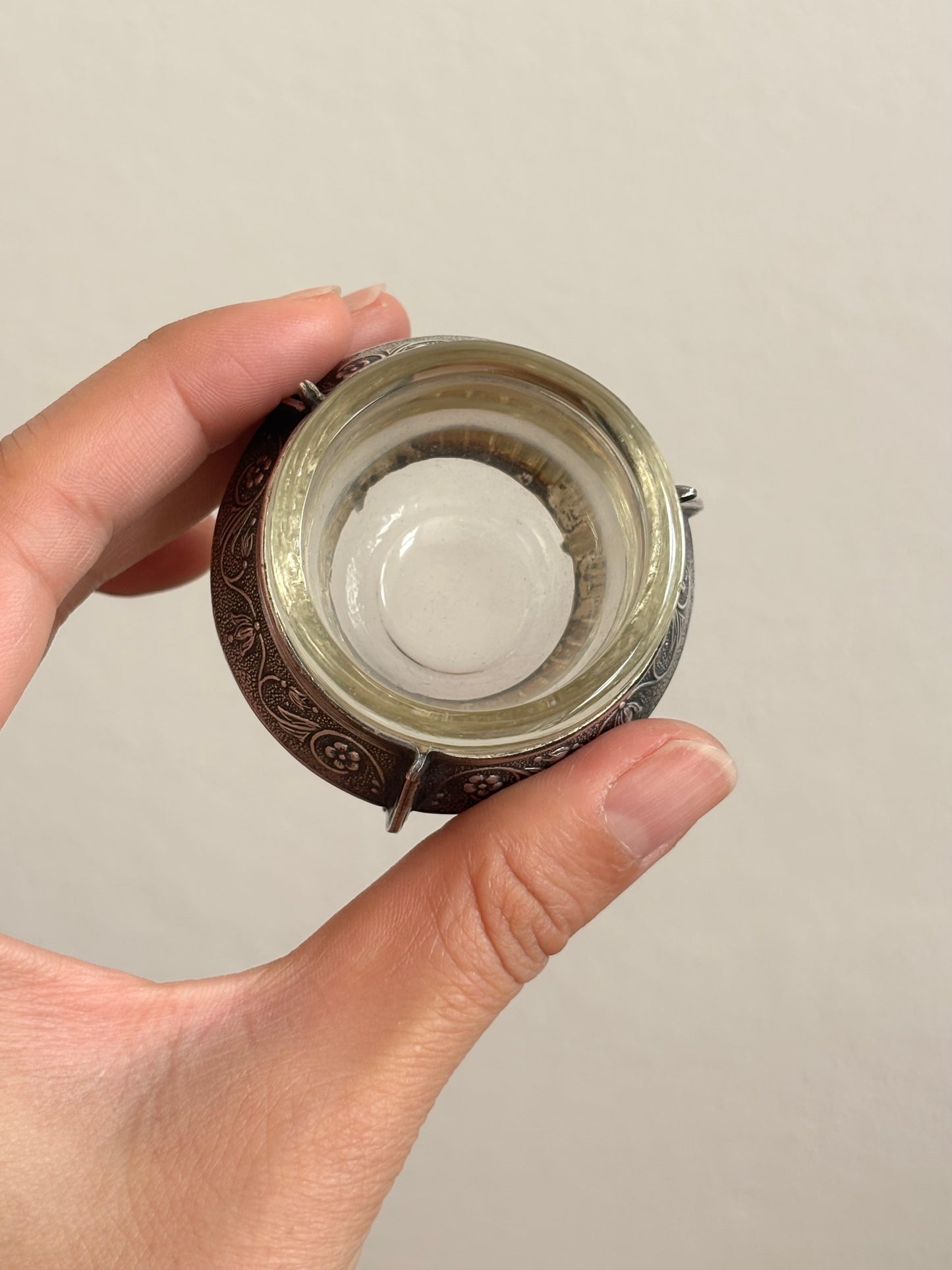 Soviet cavier holder - silver