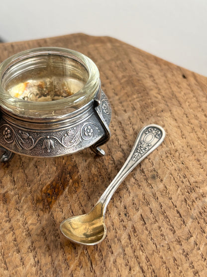 Soviet cavier holder - silver