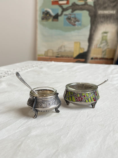 Soviet cavier holder - enamel