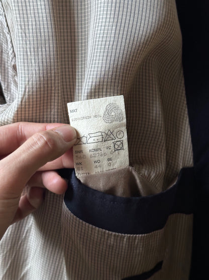 1990s HUGO BOSS navy double breasted blazer