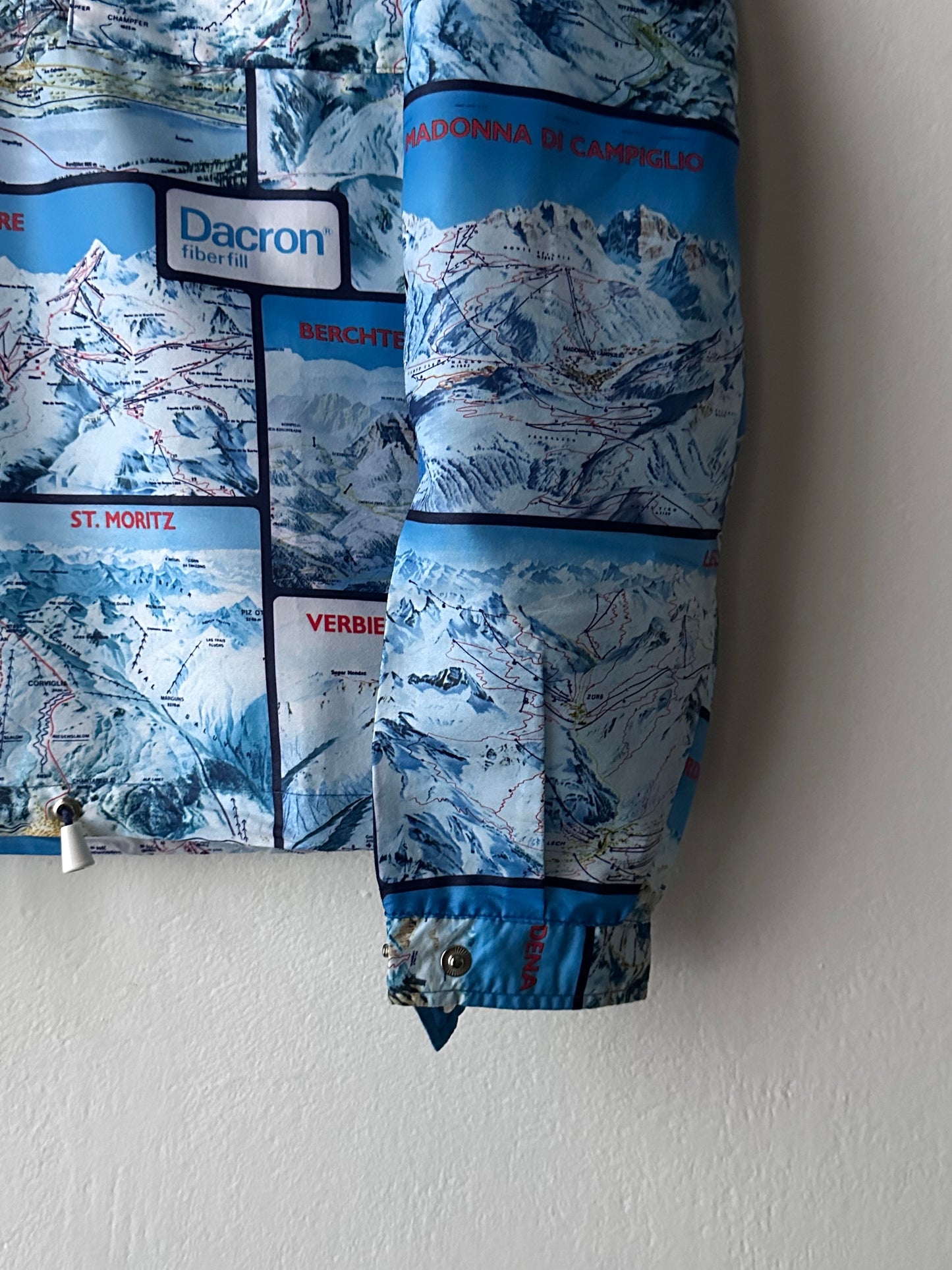 1970's Vintage Ski maps Pullover shirt 70's 70年代 Rare Toto Praha Vintage clothing store Antique shop Prague プラハ 古着屋 ヨーロッパ古着 ユーロ古着 古着卸 ユーロヴィンテージ totototrip