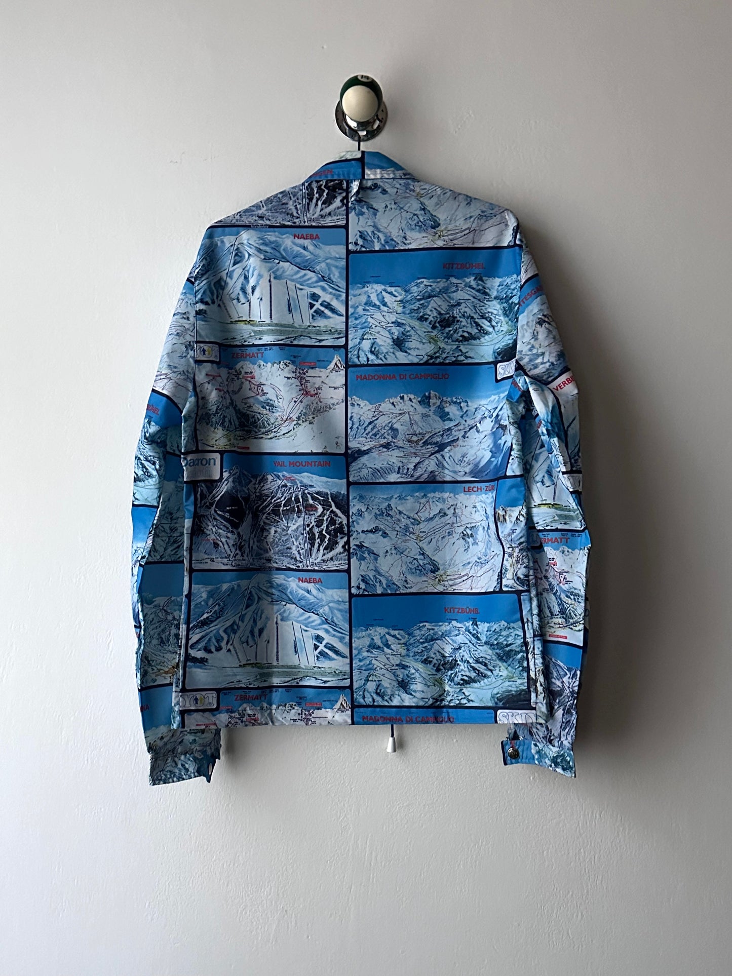 1970's Vintage Ski maps Pullover shirt 70's 70年代 Rare Toto Praha Vintage clothing store Antique shop Prague プラハ 古着屋 ヨーロッパ古着 ユーロ古着 古着卸 ユーロヴィンテージ totototrip