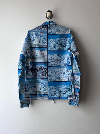 1970's Vintage Ski maps Pullover shirt 70's 70年代 Rare Toto Praha Vintage clothing store Antique shop Prague プラハ 古着屋 ヨーロッパ古着 ユーロ古着 古着卸 ユーロヴィンテージ totototrip