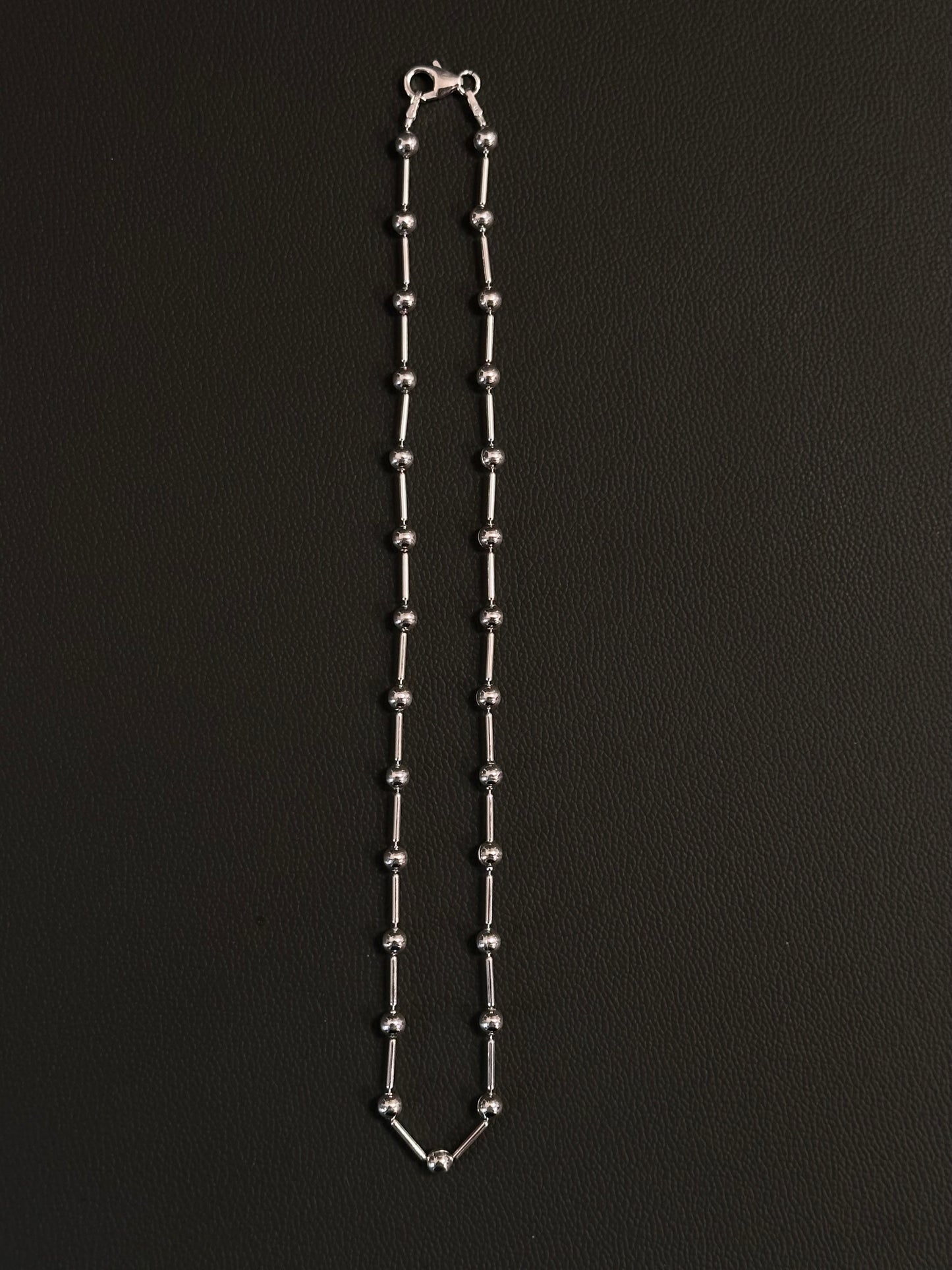 Italy 925 tiny chain necklace - ball