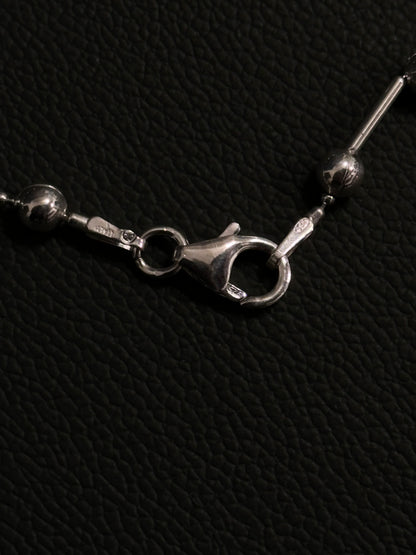 Italy 925 tiny chain necklace - ball