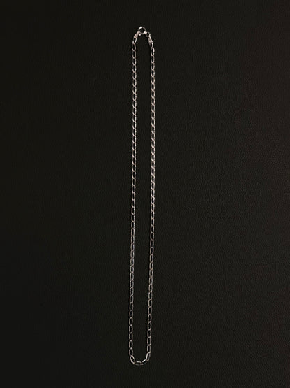 Italy 925 tiny chain necklace - curb