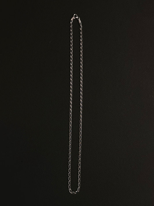 Italy 925 tiny chain necklace - curb