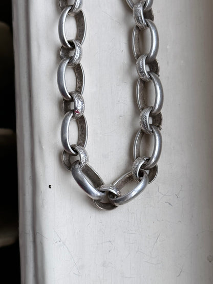 German silver chain bracelet