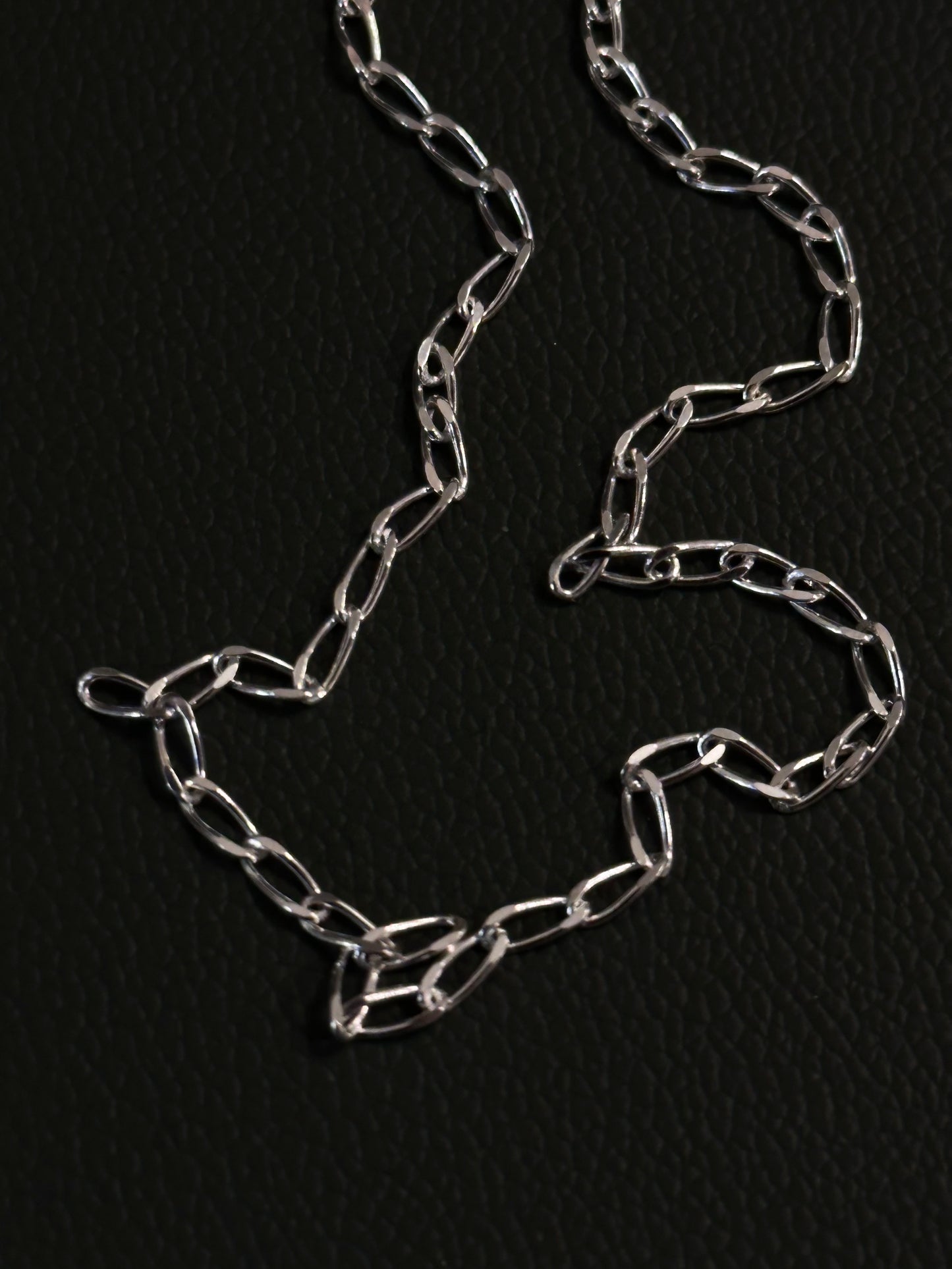Italy 925 tiny chain necklace - curb