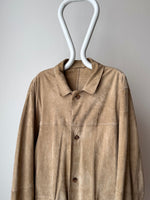 Vintage Cerruti 1881 leather suède coat. Italy