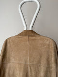 Vintage Cerruti 1881 leather suède coat. Italy