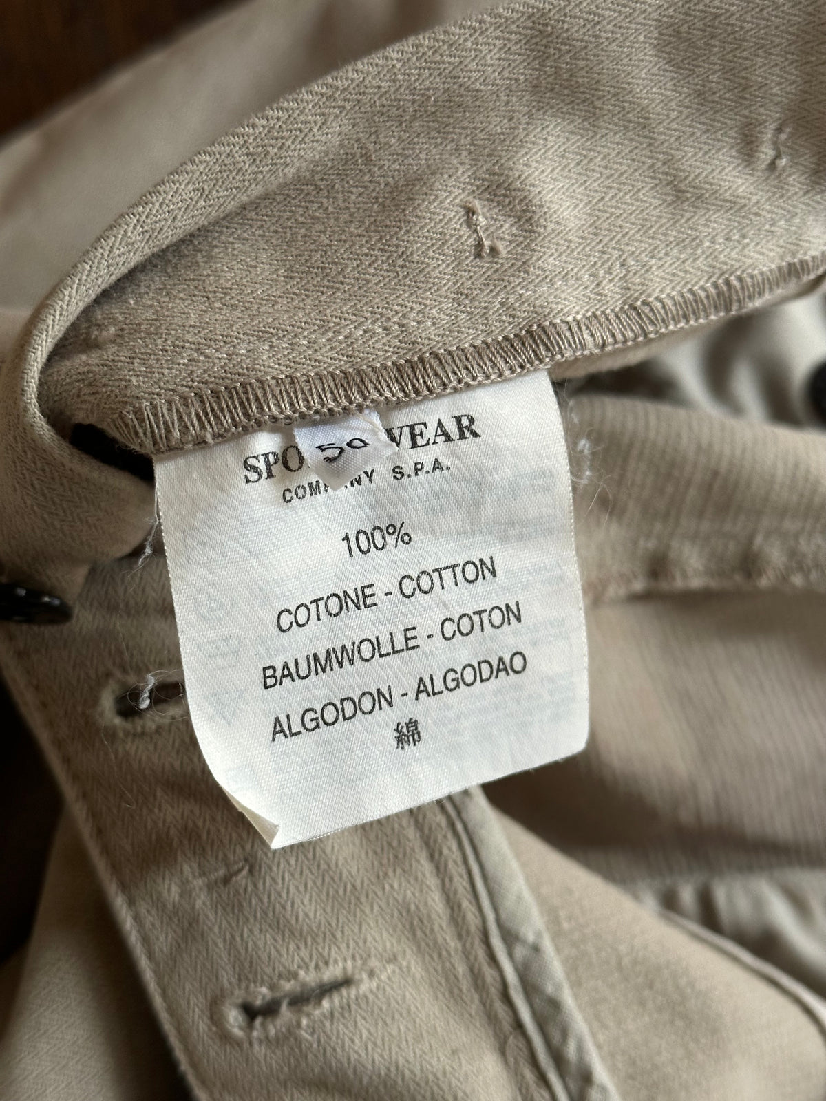 AW'97 Stone Island cotton trousers - w33