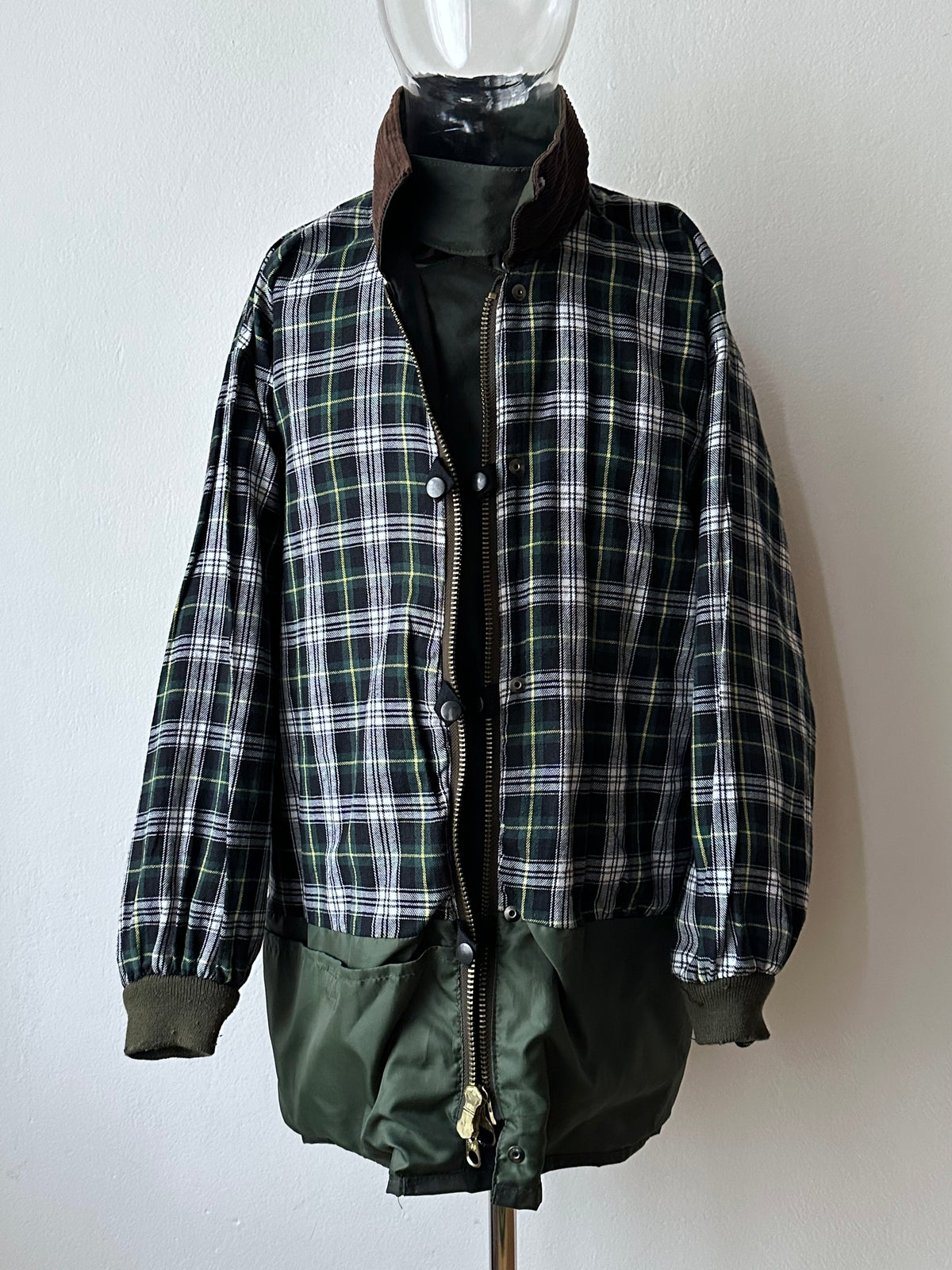 1990s British waxed cotton jacket