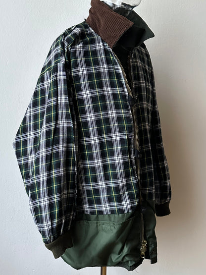 1990s British waxed cotton jacket