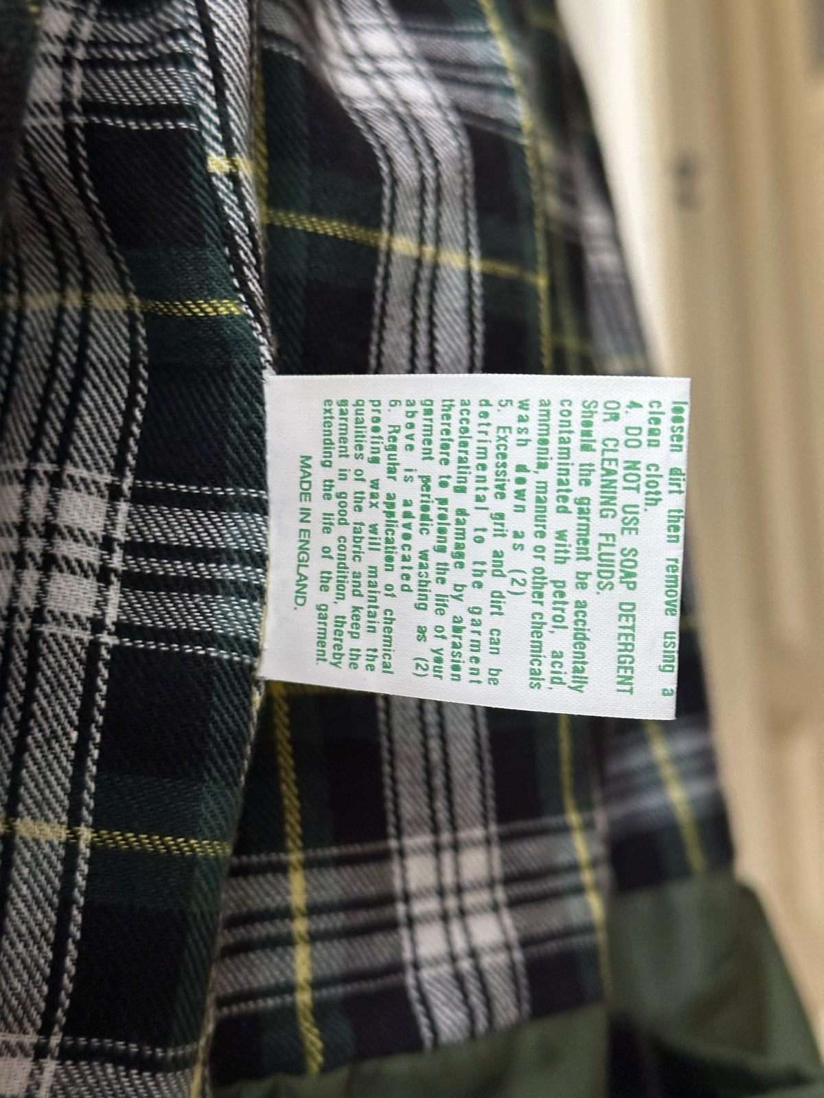 1990s British waxed cotton jacket