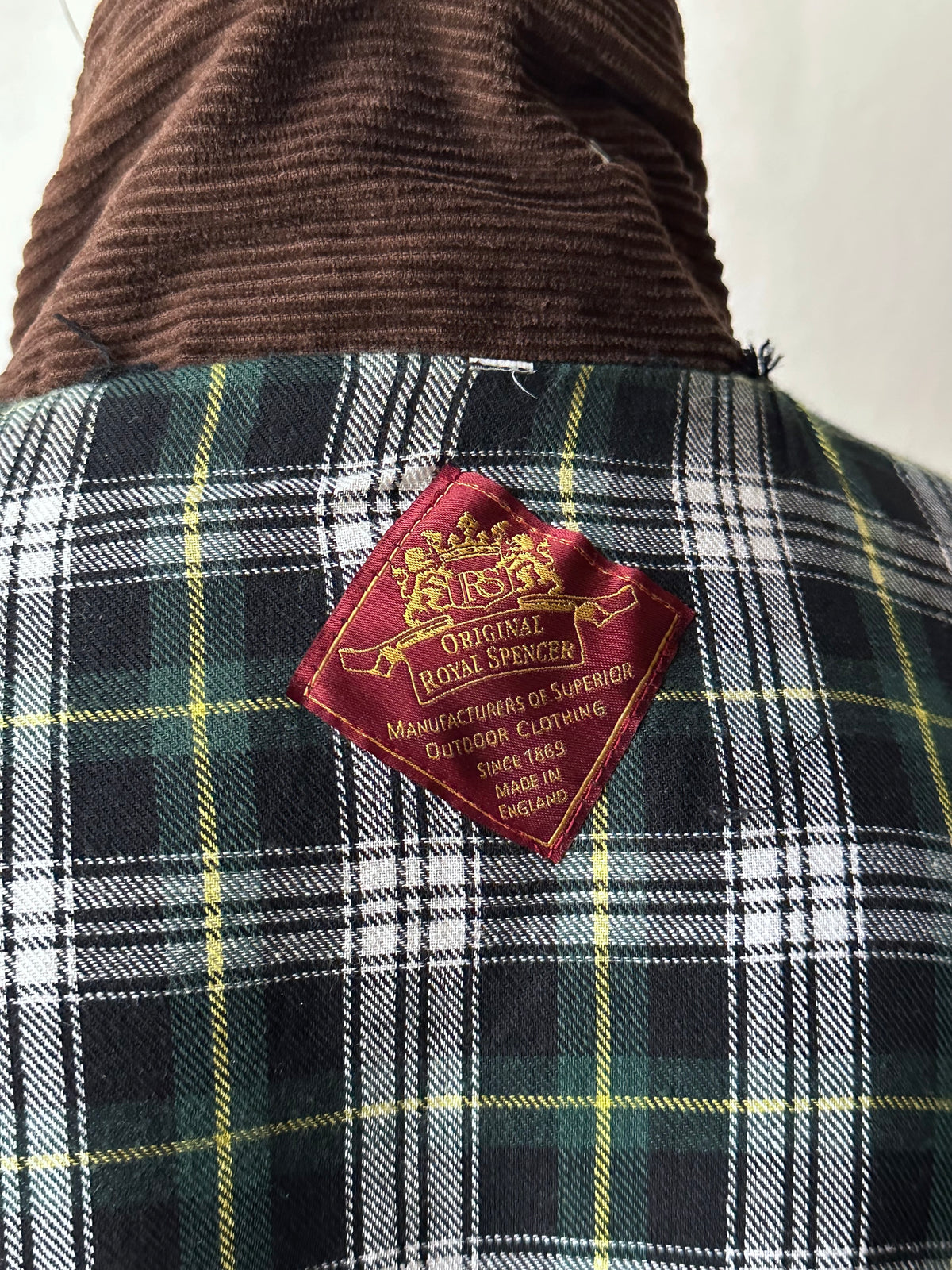 1990s British waxed cotton jacket