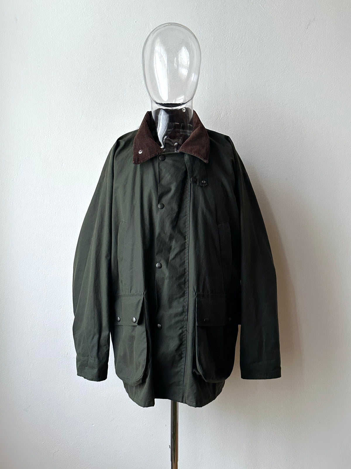1990s British waxed cotton jacket