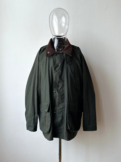 1990s British waxed cotton jacket