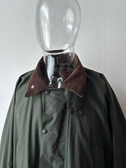 1990s British waxed cotton jacket