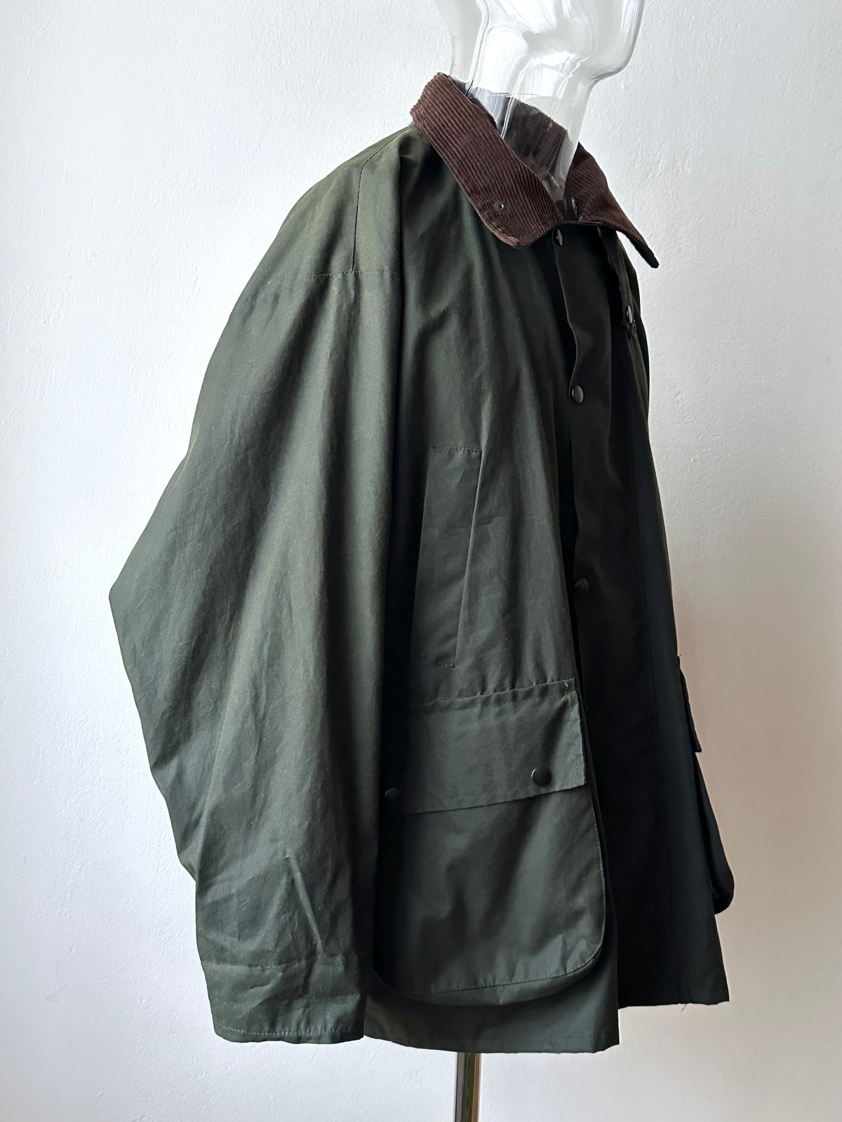 1990s British waxed cotton jacket