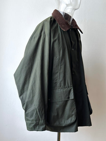 1990s British waxed cotton jacket