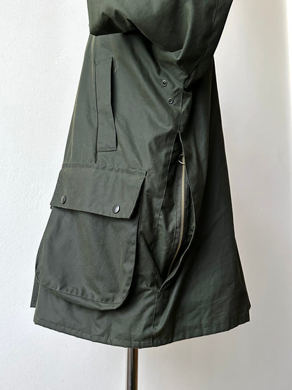 1990s British waxed cotton jacket