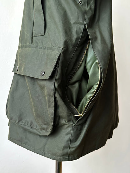 1990s British waxed cotton jacket