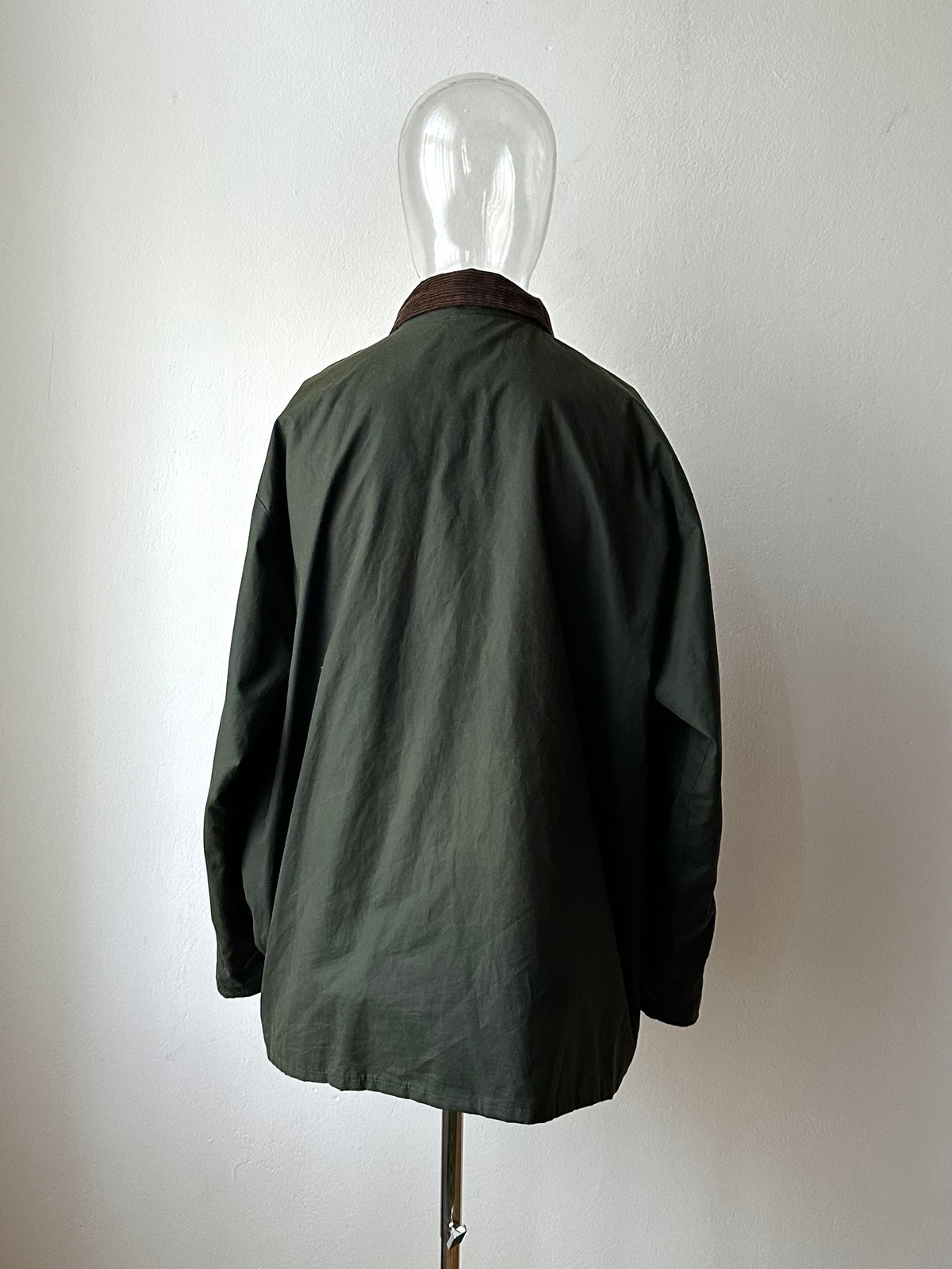 1990s British waxed cotton jacket