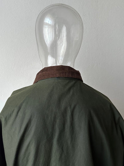 1990s British waxed cotton jacket