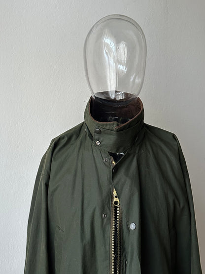 1990s British waxed cotton jacket
