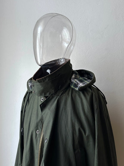 1990s British waxed cotton jacket