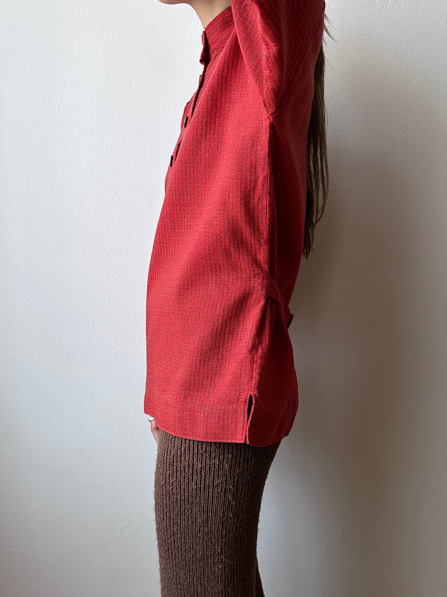 60-70s Norwegian wool work shirt