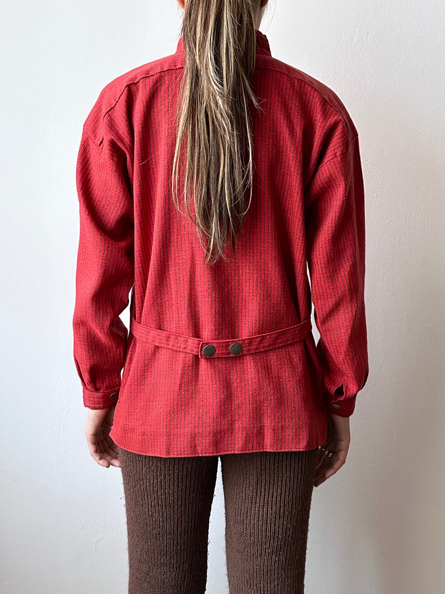 60-70s Norwegian wool work shirt