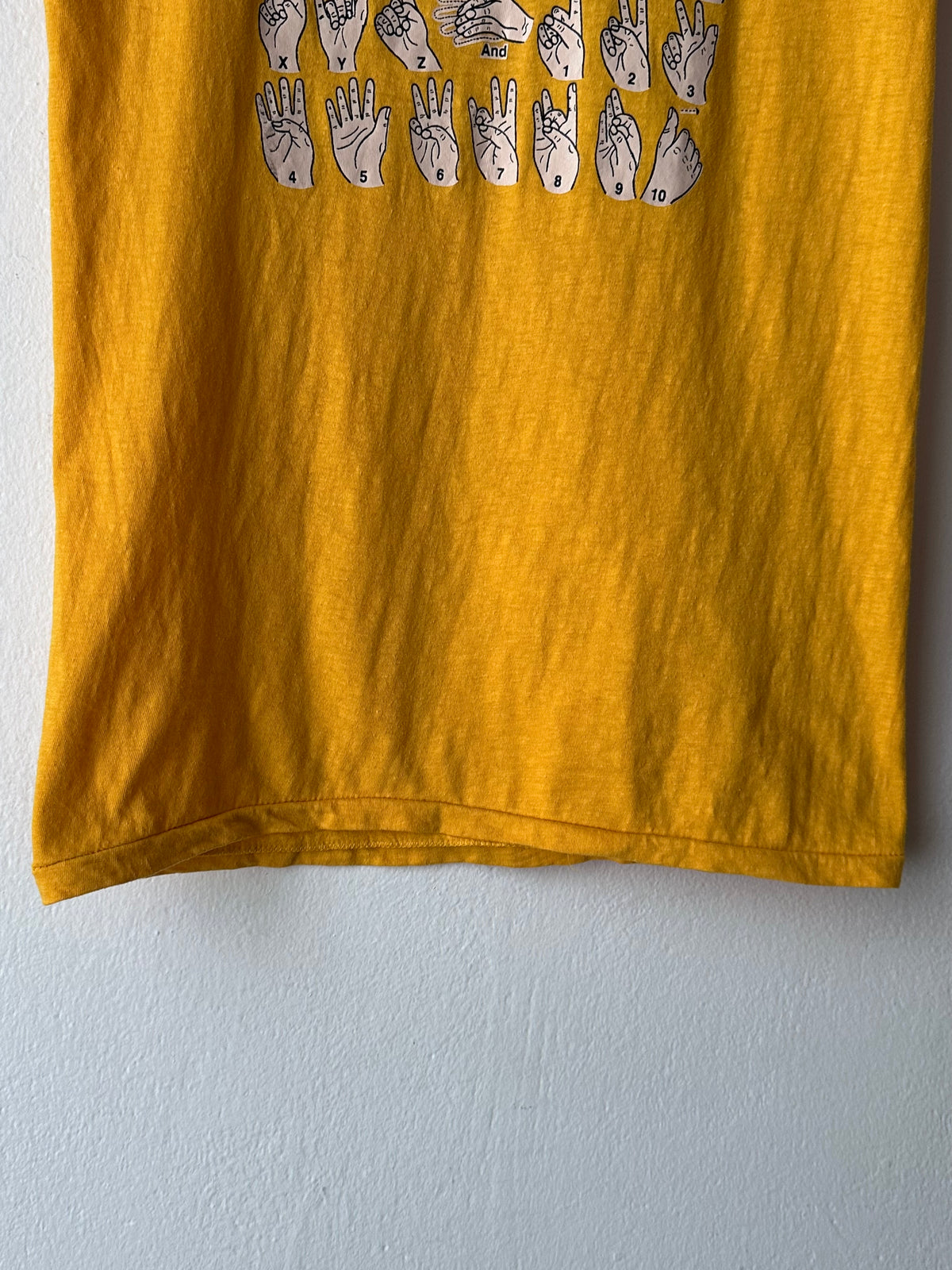 MANUAL ALPHABET - S