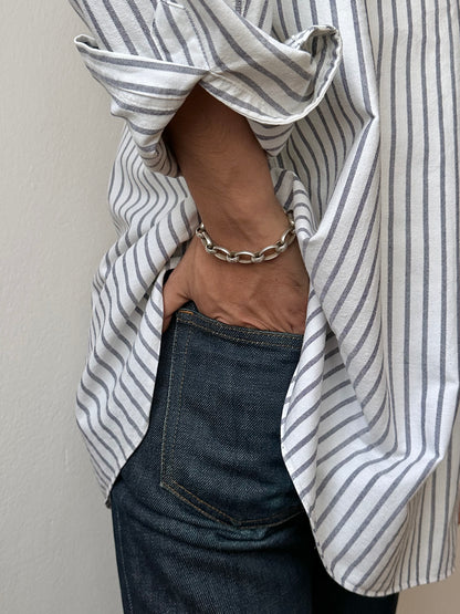 German silver chain bracelet