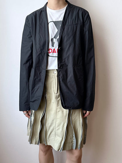 JIL SANDER minimal black jacket