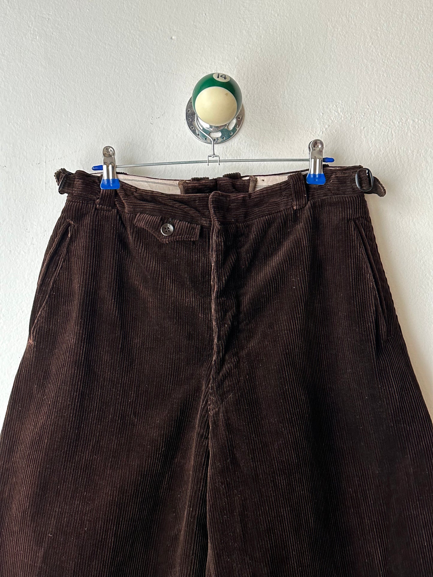 1950s French corduroy jodhpurs - w27