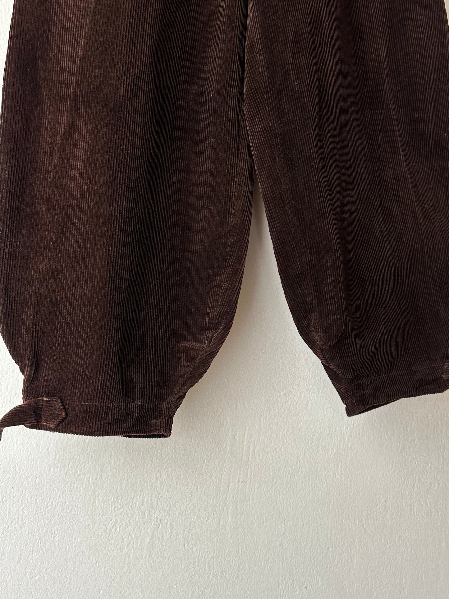 1950s French corduroy jodhpurs - w27