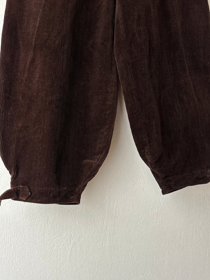 1950s French corduroy jodhpurs - w27